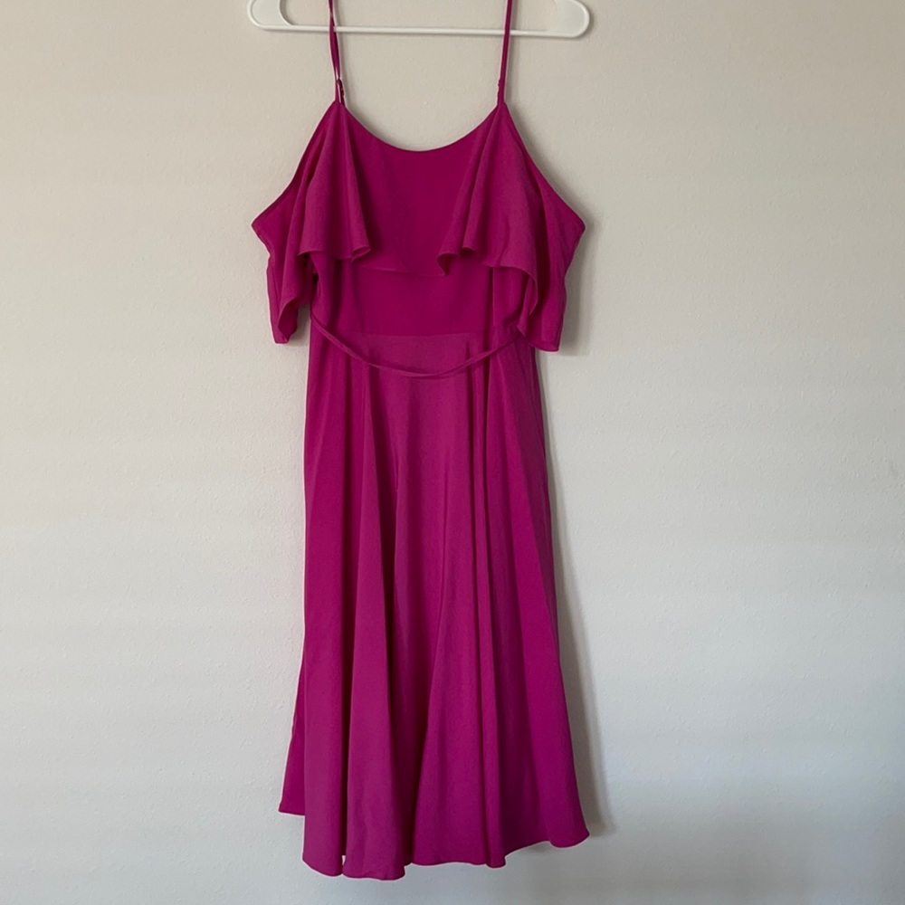 CeCe Pink Off the Shoulder Dress